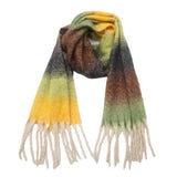 GRADIENT CHUNKY TASSEL SCARF AUTUMN AND WINTER_CWASC1281