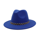 MEN WOMEN RETRO WOOL BLEND FEDORA HAT _CWAH04393
