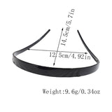 SIMPLE CASUAL JELLY COLOR HEADBAND WITH TEETH_CWAHA2262