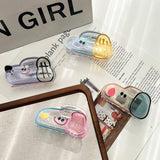 CUTE SMILING DOG TRANSPARENT HAIR CLAW FOR GIRLS_CWAHA6025