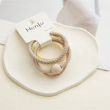 4PCS SET BALL SIMPLE HAIR TIES_CWAHA0333
