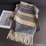 Classic Cashmere Feel Soft Warm Tassel Scarf_Cwasc03243