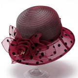 FLOWER HAT ELEGANT SUN PROTECTION HAT_CWAH1449