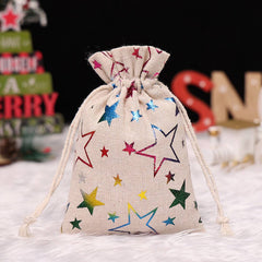 Cwmm9410_Christmas Candy Drawstring Gift Bag