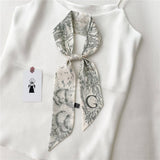 LETTER CREATIVE DOUBLE LAYER HAIRBAND HEAD SCARF_CWASC1525