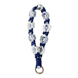 FLOWER DESIGN WOVEN KEYCHAIN_CWMM1567