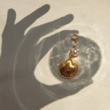 BIKINI BUCKLE STAINLESS STEEL SHELL PENDANT_CWMM4685