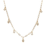 EXQUISITE VINTAGE SNAKE SHAPE ZIRCONIA NECKLACE_CWMM3826