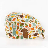 CHERRY BEAR PRINTED NURSE CAP PURE COTTON HAT_CWAH3324