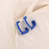 NEW SIMPLE HOLLOW FLOWER ENAMEL EARRINGS_CWAJE3991