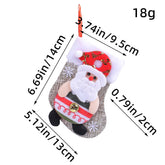 CHRISTMAS CARTOON PLUSH DOLL SOCKS CANDY GIFT BAG_CWMS1441