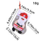 CHRISTMAS CARTOON PLUSH DOLL SOCKS CANDY GIFT BAG_CWMS1441