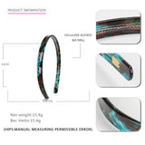 SIMPLE 1CM NARROW ACETATE HAIRBAND HAIRPIN_CWAHA4340