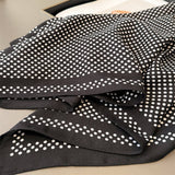 Elegant Polka Dot Herringbone Cotton Neck Scarf_Cwasc03432