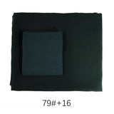 Two-Piece Chiffon Shawl And Headscarf_Cwasc2424