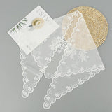 LACE PRINT BREATHABLE TRIANGLE SCARF VEIL_CWMM1992