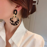 GEOMETRIC CIRCLE RETRO VERSATILE EARRINGS_CWAJE2169