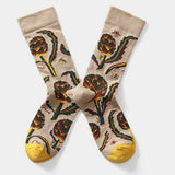 CARTOON GRAFFITI MID TUBE TIDE SOCKS_CWMS0160