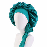 ELASTIC RIBBON SILK BOW NIGHTCAP_CWAH1475