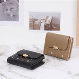 Fresh Sweet Print 3-Fold Zipper Wallet_Cwab06259