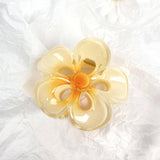 COLORFUL PLUMERIA HAIR CLAW SWEET FLORAL CLIP_CWAHA1010
