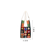 Fashion Simple Knitted Flower Tote Bag_Cwab2419