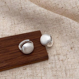 RETRO AND VERSATILE HIGH END BRUSHED EARRINGS_CWAJE3123