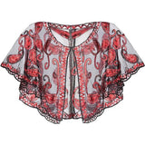 SEQUIN LACE EVENING SHAWL PARTY FORMAL WRAP_CWMM8953