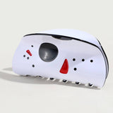 HALLOWEEN SIMPLE FUNNY SKULL HAIR CLIP_CWAHA2326