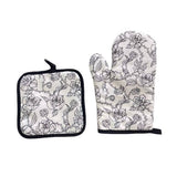 SUNFLOWER PRINT ANTI SCALDING 2 PIECE SET_CWMM1455