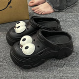 CASUAL CARTOON BIG EYES NEW HOLE SANDALS_CWSHS0817