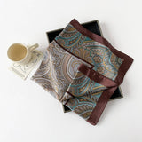 LETTER PRINT SATIN SQUARE SCARF FOR WOMEN_CWASC0810