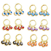 RETRO COLORFUL OIL DROP DEVILS EYE EARRINGS_CWAJE1021