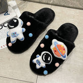 CARTOON SPACE ASTRONAUT HOME COTTON SLIPPERS_CWSHS0381