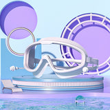 PRO HD SWIM GOGGLES CAP SET ANTI FOG ADULT_CWMM6641