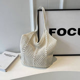 Cwab5061_New Straw Knitted Hollow Woven Bag