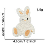CUTE SOLID COLOR CARTOON BOW EMBROIDERED PATCH_CWMM4027