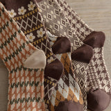 AUTUMN AND WINTER FASHION WARM MID CALF SOCKS_CWMS1118