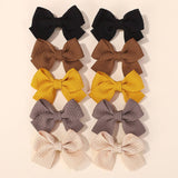 1 6 HANDMADE FABRIC BOW CLIPS FOR GIRLS_CWAHA6756