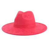 MENS AND WOMENS WIDE BRIM HATS WITH FLAT BRIM_CWAH1766