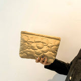 Winter Simple Flower Cotton Cosmetic Bag_Cwab4401