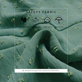 Square Neck Jacquard Dress With Slit