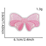NEW PINK BOW SERIES EMBROIDERED PATCHES_CWMM4019
