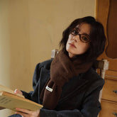 COLOR DOT KNIT SCARF COZY WINTER NECK WARMER_CWASC2304