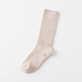 AUTUMN AND WINTER SOLID COLOR MID CALF SOCKS_CWMS0916