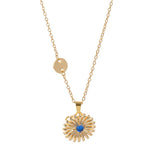 SPINNING DECEMBER FLOWER NECKLACE LUCKY BLOOM_CWMM6969