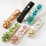 FRENCH RHINESTONE HAIRPIN LUXURY SIDE BANGS CLIP_CWAHA1774