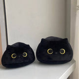CUTE BLACK CAT PLUSH TOY PILLOW_CWMM0862
