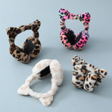 CUTE FOLDABLE LEOPARD PRINT EARMUFFS_CWMM1414