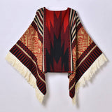 OUTDOOR WARM TASSEL JACQUARD SHAWL_CWASC0961